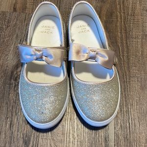 Janie and Jack girls glitter dress sneaker